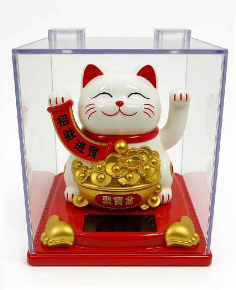 Gato de Boa Sorte - Energia Solar