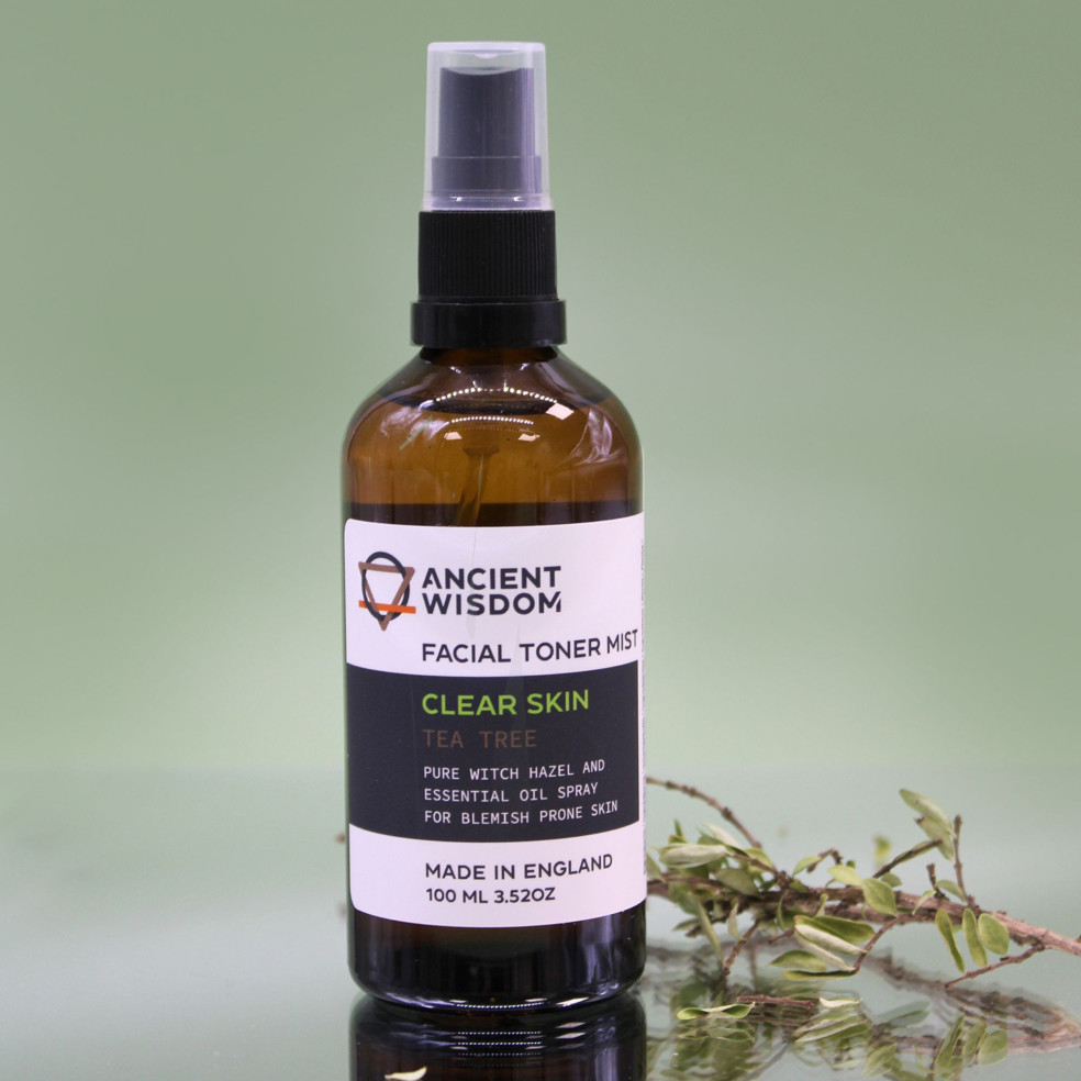 Tonico Facial Hamamelis e Arvore de cha