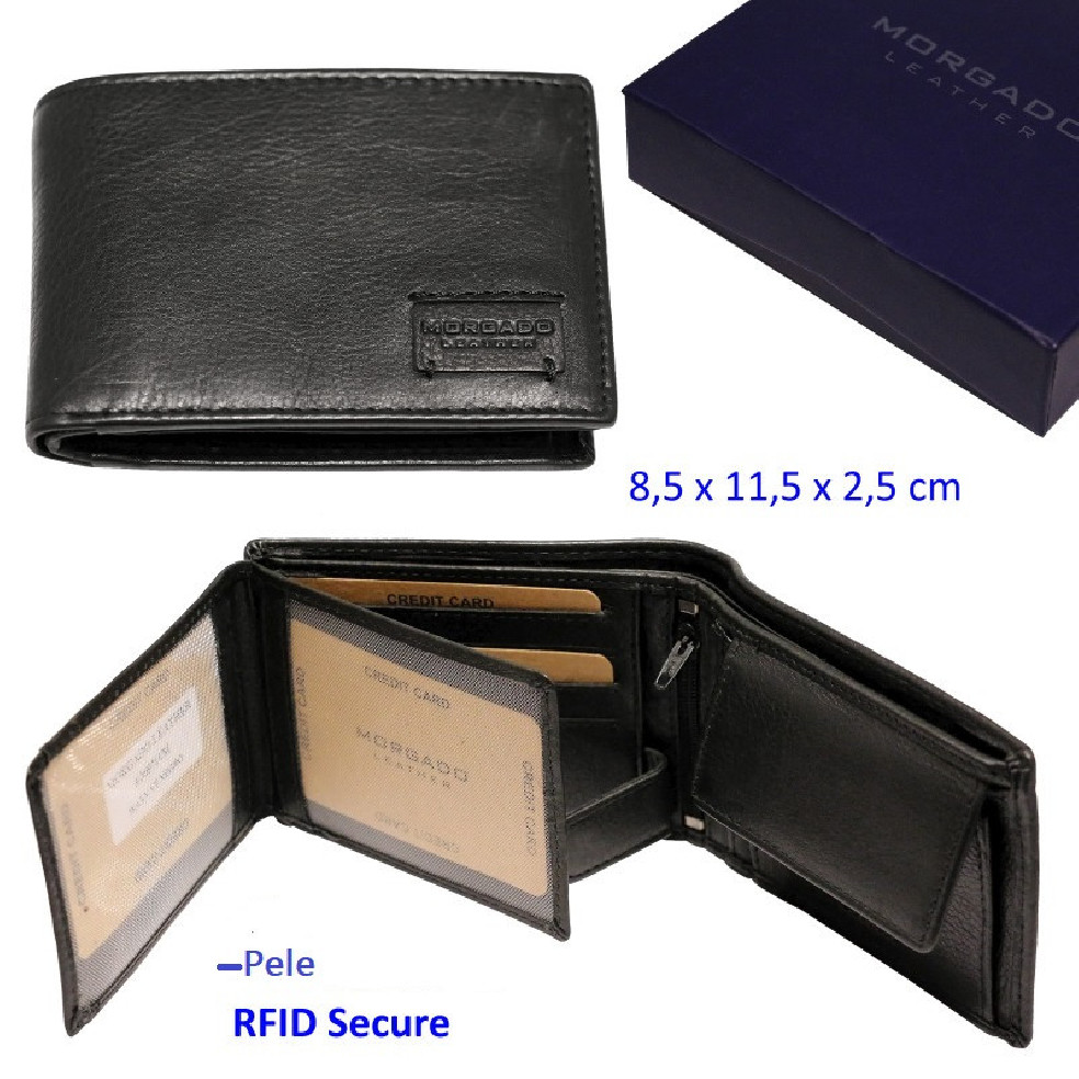 Carteira Pele RFID Secure