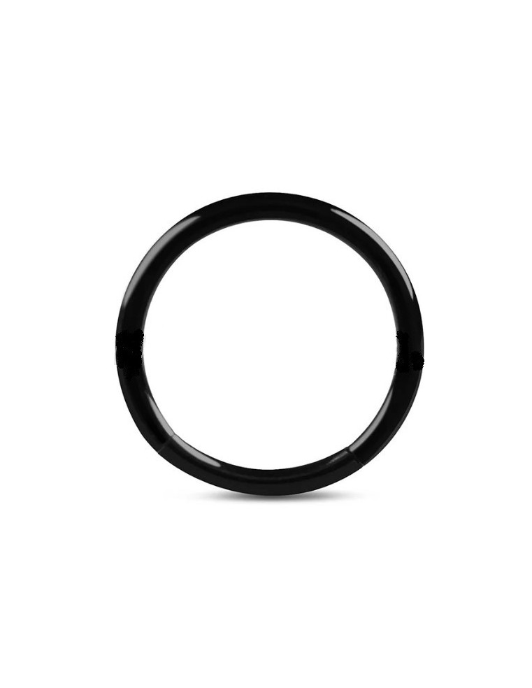 Argola de Clicker em Aço Preto