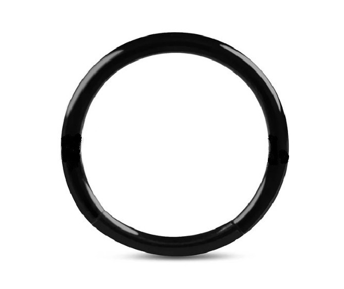 Argola de Clicker em Aço Preto