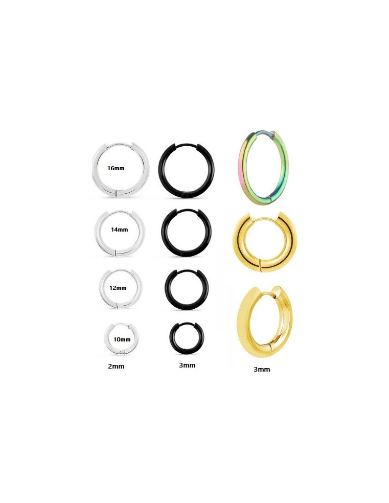 Brinco Argola Aço