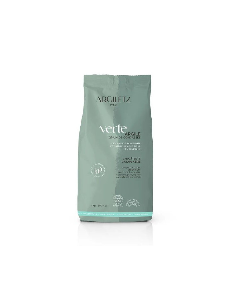 Grão de argila verde triturada  1kg