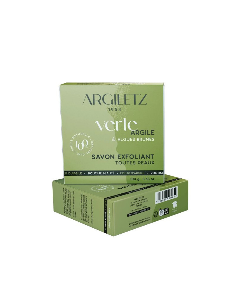 Sabonete esfoliante com argila verde 100G