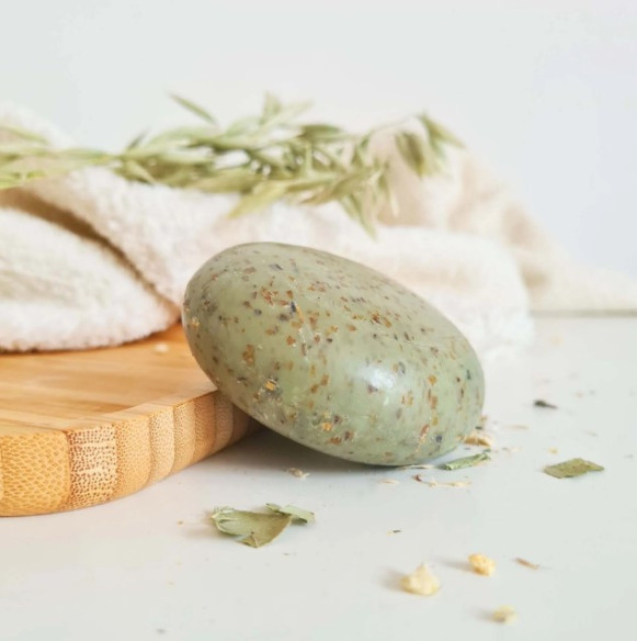Sabonete esfoliante com argila verde 100G
