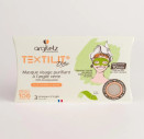 Máscara facial textilit® com argila verde x3