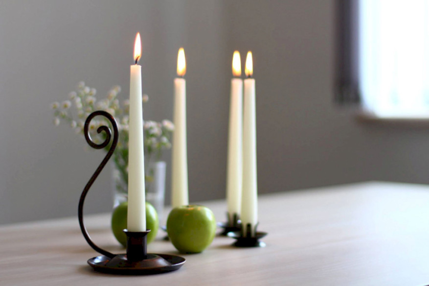 Velas de mesa