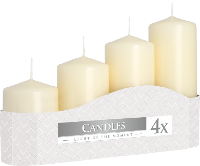 Conjunto de 4 Velas Pilar