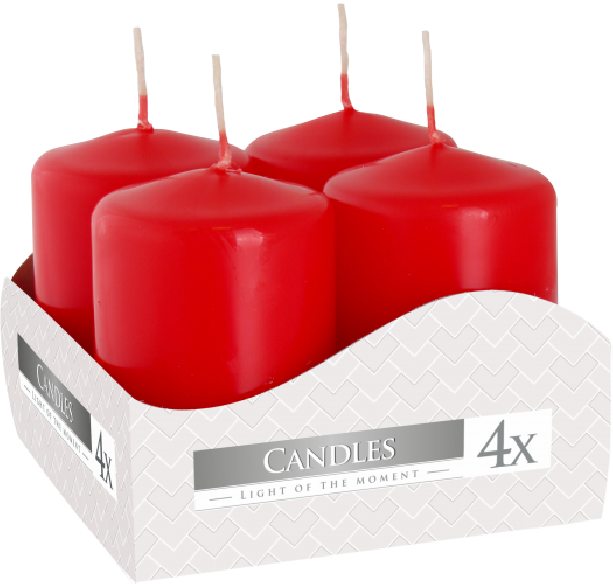Conjunto de 4 Velas Pilares