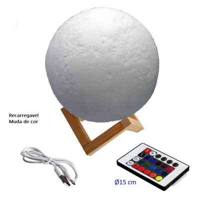 Lâmpada de mesa Lua