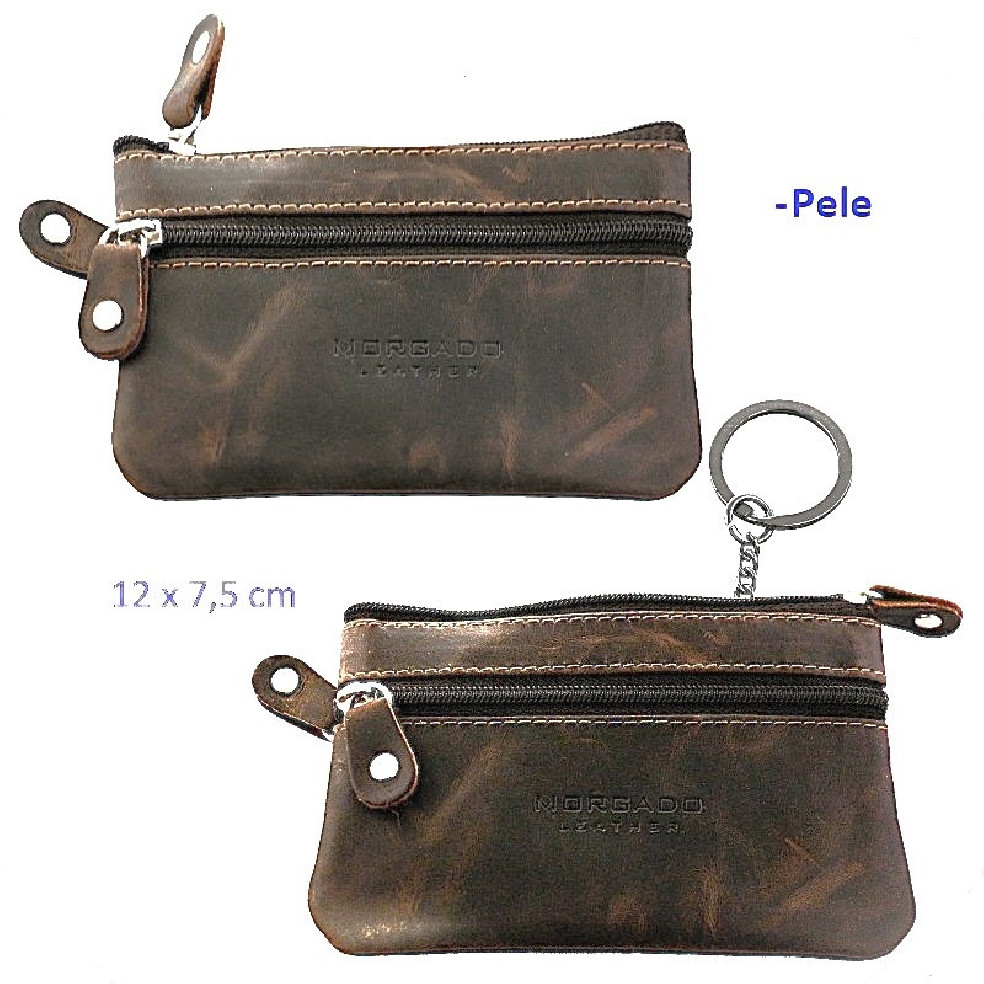 Porta moedas em pele Morgado