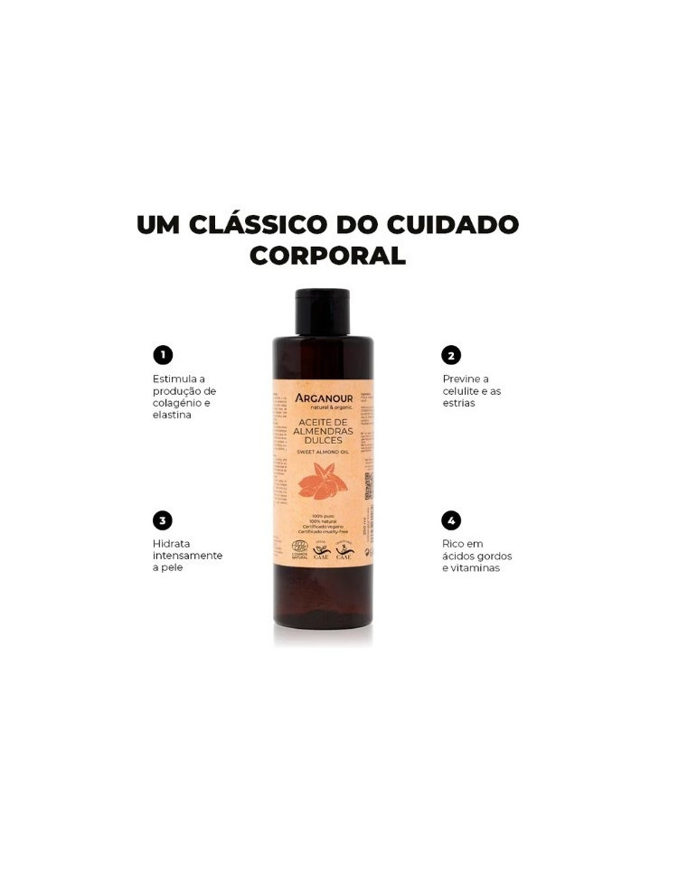 Óleo de amêndoas doces 250 ml