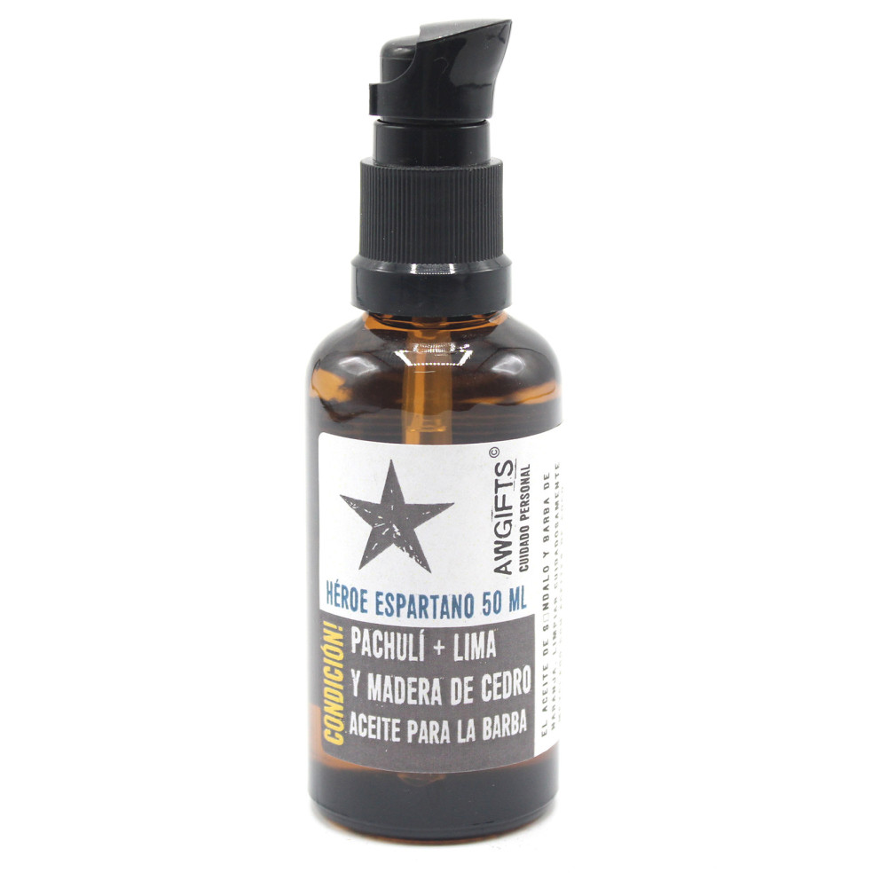 Óleo Natural para a  Barba-Spartan Hero - Suavidade