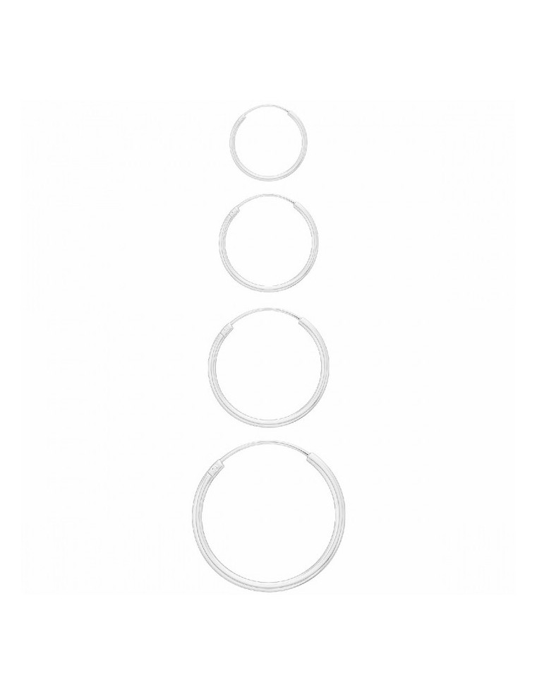 Argola de Prata Lisa