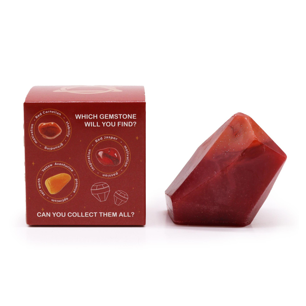 Sabonete em Forma de Cristal - Fogo