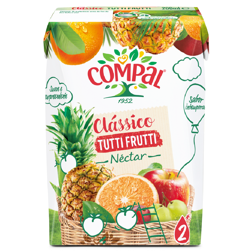 Nectar Compal Tutti Frutti 200ml