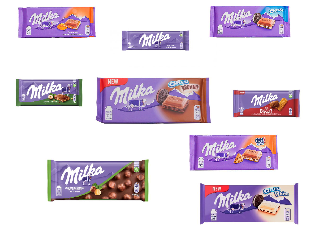 Tablete Chocolate Milka 92gr