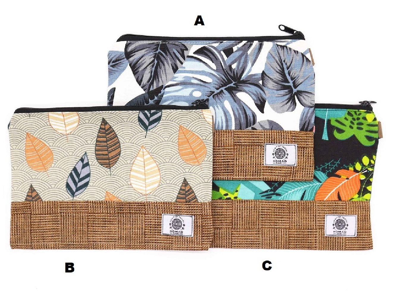 Necessaires Tropicais Grandes  26x17cm